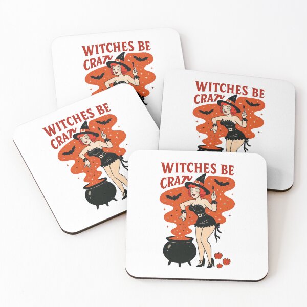 Item preview, Witches Be Crazy Halloween Humor designed and sold by CleanDecor.