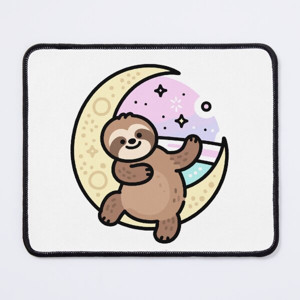 Item preview, Cosmic Sloth on the Moon designed and sold by Honu2025.