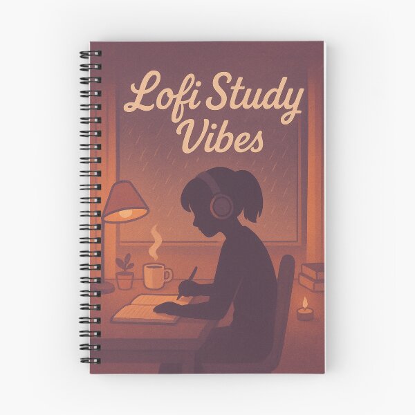 Item preview, Lofi Study Vibes – Chill Aesthetic Illustration designed and sold by Dragonfly-10.