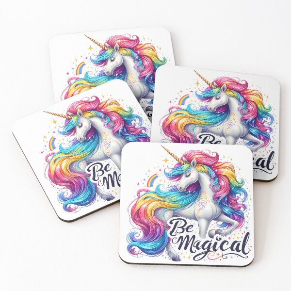 Item preview, unicorns, be magical, fantasy, magic horse designed and sold by TrueArtVibes.