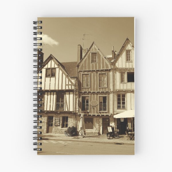 Item preview, Medieval buildings by Vannes port 2, sepia designed and sold by paulboizot.