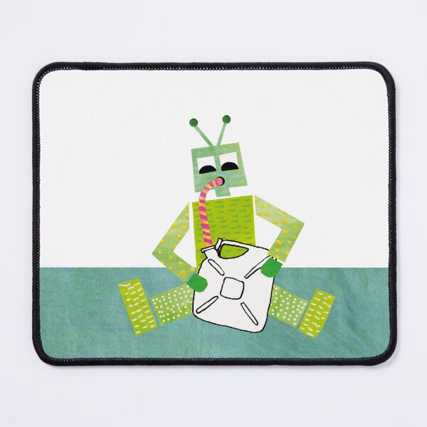 Item preview, Robot drinking petrol designed and sold by theJollyArtist.