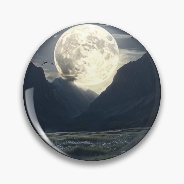 Item preview, Moonlit Landscape designed and sold by CozytideCo.