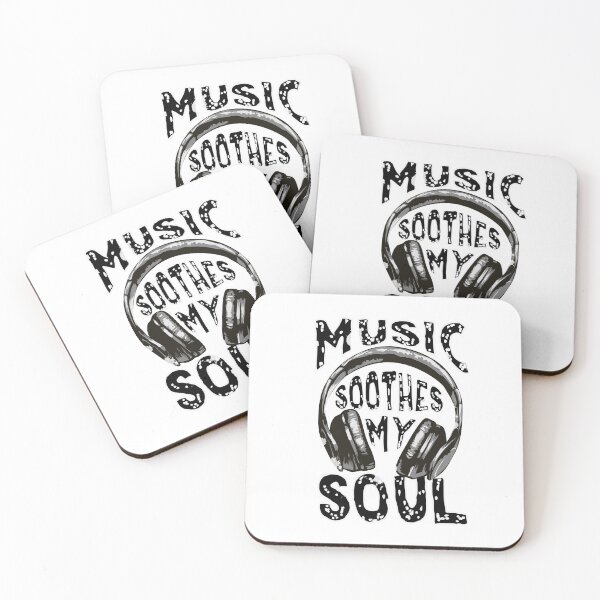 Item preview, Music soothes my soul designed and sold by Print-cess.