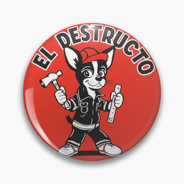 Item preview, El Destructo – The Handy Dog Mascot for Toddlers designed and sold by Jooper1.