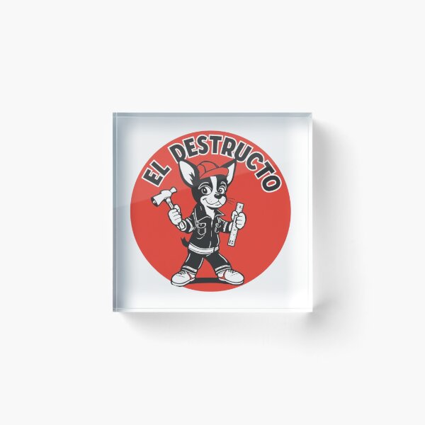 Item preview, El Destructo – The Handy Dog Mascot for Toddlers designed and sold by Jooper1.