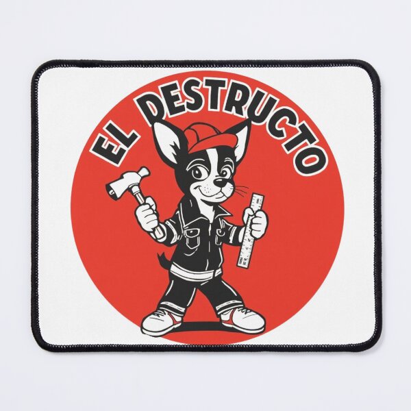 Item preview, El Destructo – The Handy Dog Mascot for Toddlers designed and sold by Jooper1.