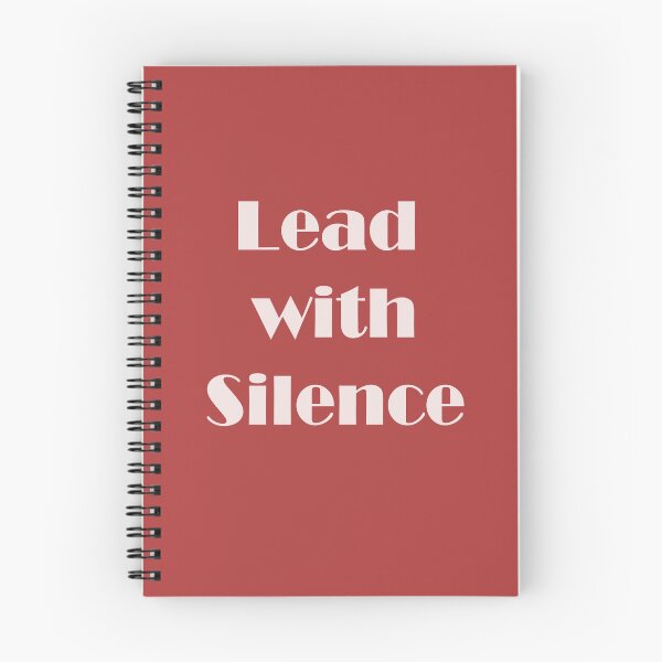 Item preview, Lead With Silence – Alpha Strength Quote designed and sold by ArtNestVerse.