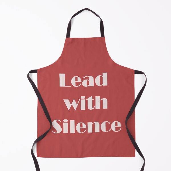 Item preview, Lead With Silence – Alpha Strength Quote designed and sold by ArtNestVerse.