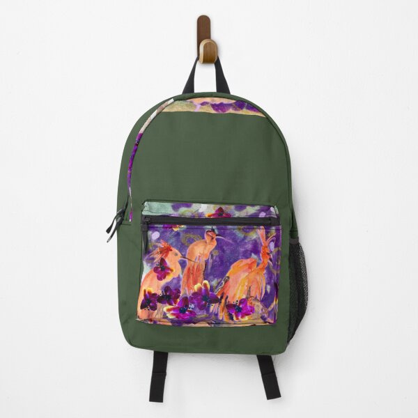 Item preview, Purple field with royal birds designed and sold by napalama.