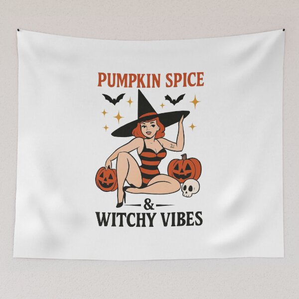Item preview, Pumpkin Spice And Witchy Vibes designed and sold by CleanDecor.