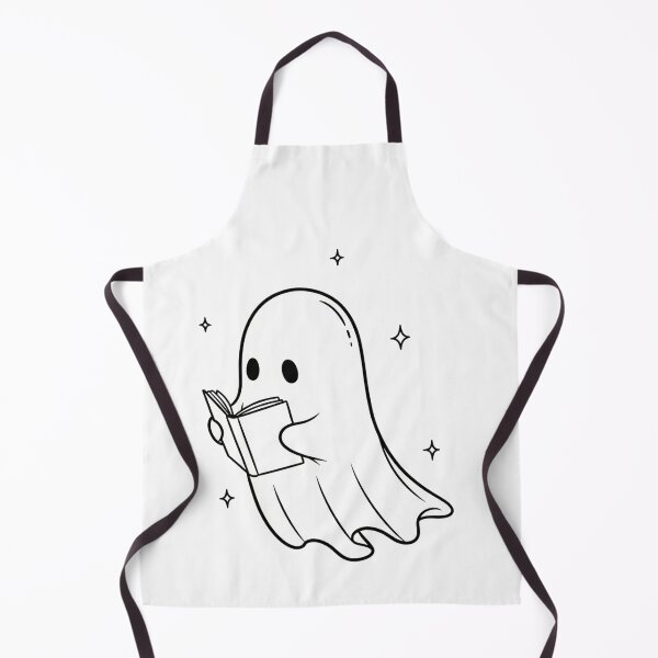 Item preview, Cute Ghost Reading Book Design designed and sold by ArtByYunus.