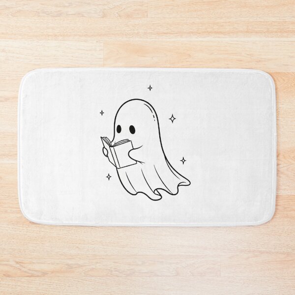 Item preview, Cute Ghost Reading Book Design designed and sold by ArtByYunus.