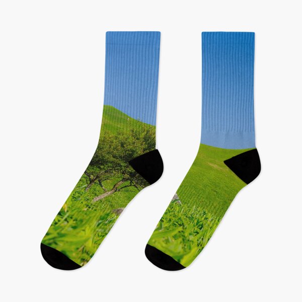Item preview, Nagano Japan Highland Landscape with Lush Green Hills designed and sold by Pix4Japan.