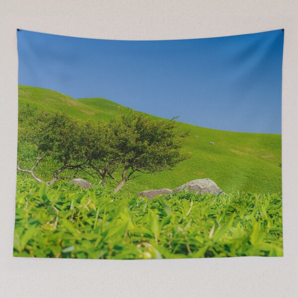Item preview, Nagano Japan Highland Landscape with Lush Green Hills designed and sold by Pix4Japan.