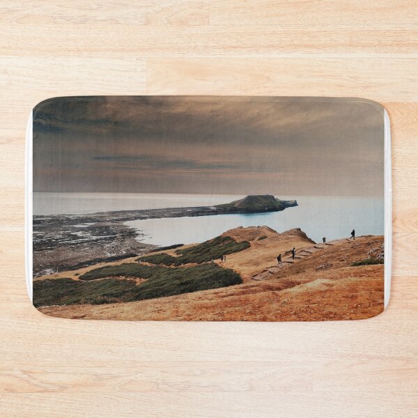 Item preview, Rhossili Bay Worms Head Wales designed and sold by santoshputhran.