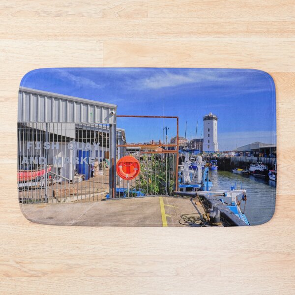 Item preview, North Shields Fish Quay in Autumn Sunshine designed and sold by Violaman.