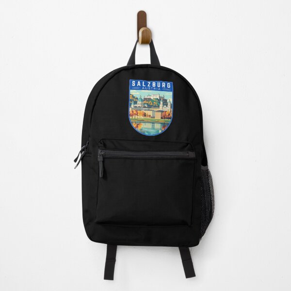 Item preview, Salzburg in Austria Travel Art Badge designed and sold by MaateoDesign.