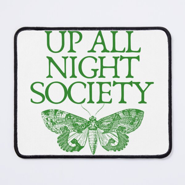 Item preview, Up All Night Society – Cute Moth Club for Kids designed and sold by Jooper1.