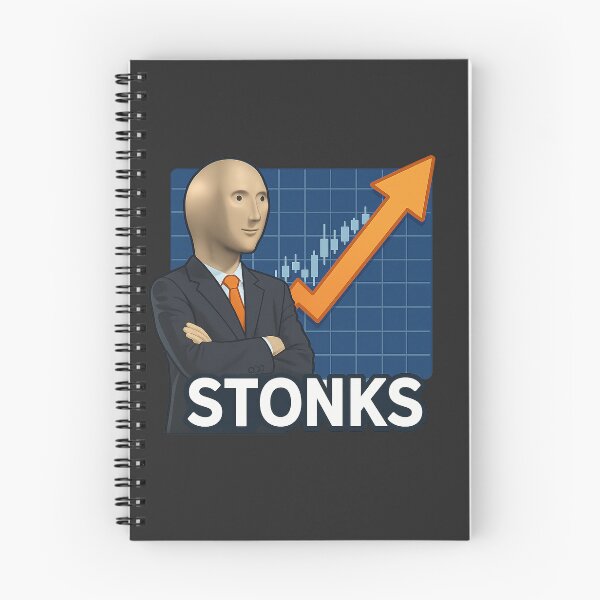 Item preview, Stonks Meme Man Design designed and sold by Bratak.