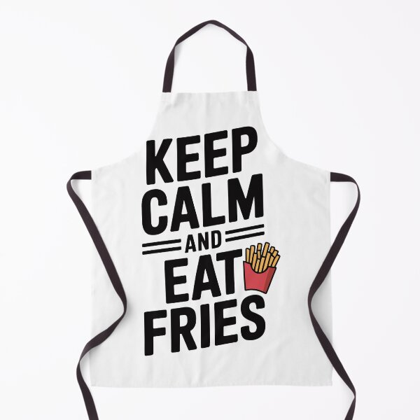 Item preview, Keep Calm and Eat Fries designed and sold by Frank Ring.