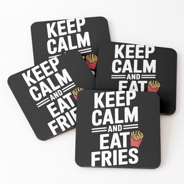Item preview, Keep Calm and Eat Fries designed and sold by Frank Ring.