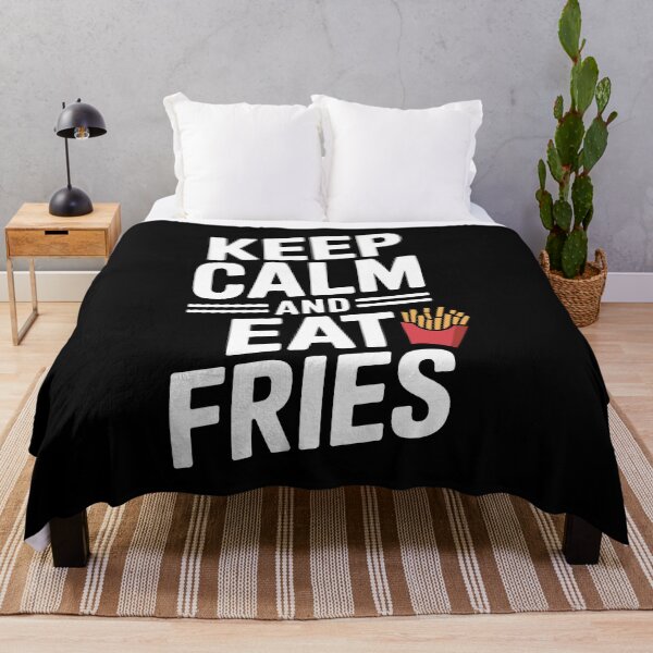 Item preview, Keep Calm and Eat Fries designed and sold by Frank Ring.