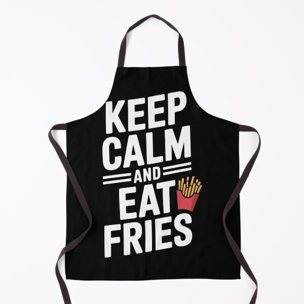 Item preview, Keep Calm and Eat Fries designed and sold by Frank Ring.