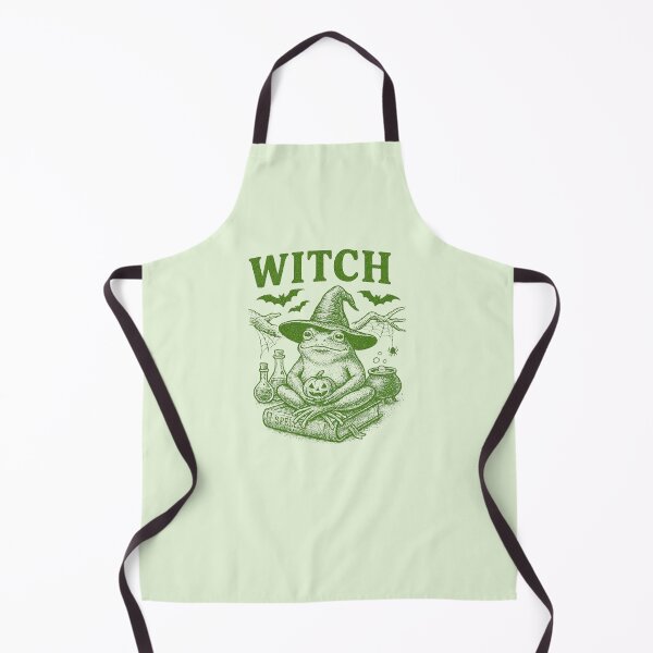 Item preview, A funny witch frog Halloween designed and sold by halazidan.