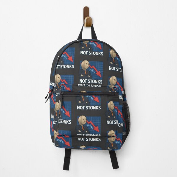 Item preview, Not Stonks Meme Man Design designed and sold by Bratak.