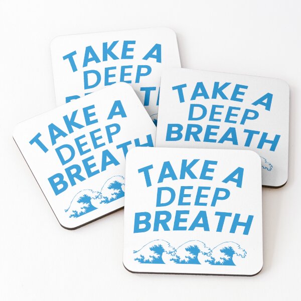 Item preview, Take a Deep Breath T-Shirt | Calming Reminder Tee | Anxiety Relief Shirt | Mindfulness Gift | Stress Relief Top designed and sold by Stanbeststore.