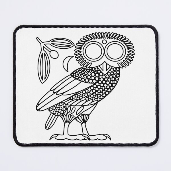 Item preview, Owl of Athena [White + Wreath and Crescent] designed and sold by jorellaf.