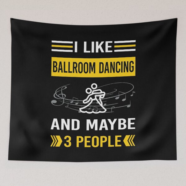 Item preview, I Like 3 People Ballroom Dancing Dance Dancer designed and sold by maymorto.