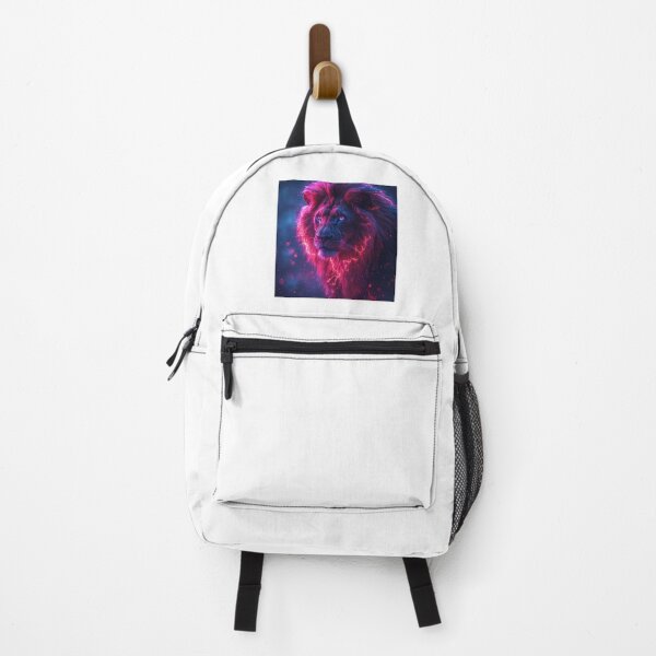 Item preview, Neon Lion Digital Art – Vibrant and Futuristic Illustration designed and sold by PixelVibe782.
