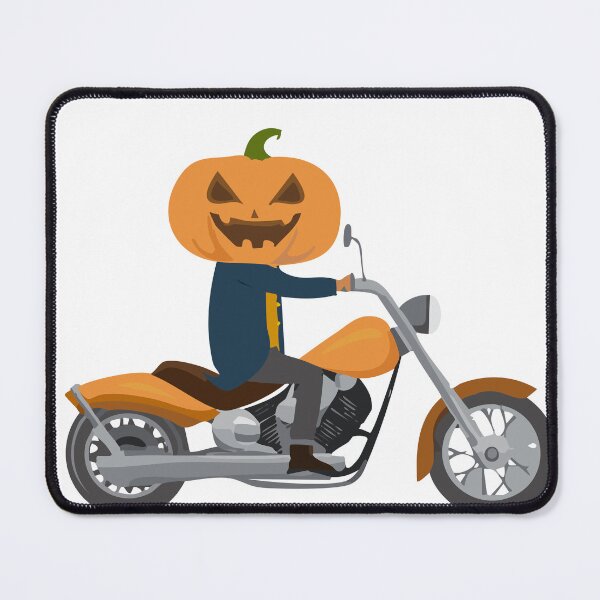 Item preview, Pumpkin head riding a motorcycle designed and sold by 79Graphics.