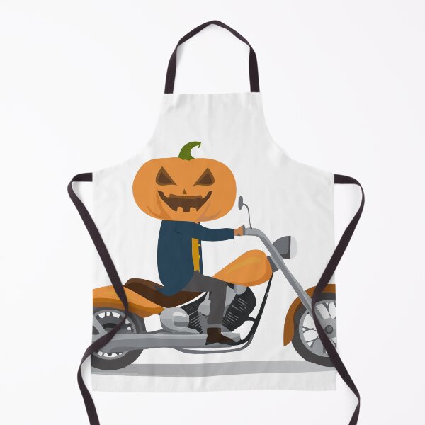Item preview, Pumpkin head riding a motorcycle designed and sold by 79Graphics.