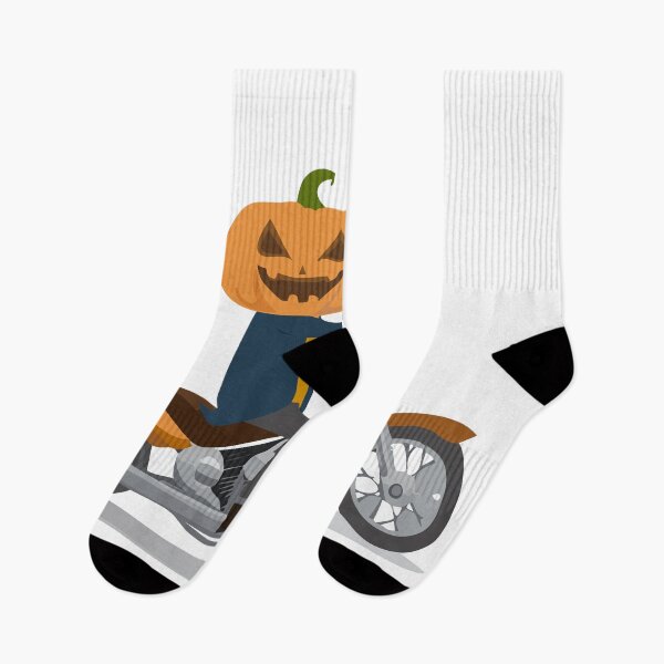 Item preview, Pumpkin head riding a motorcycle designed and sold by 79Graphics.