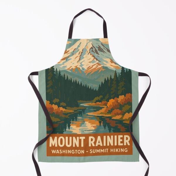 Item preview, Mount Rainier Washington Mountain Mt Climbing Summit Hiking designed and sold by MAGICKEY2024.