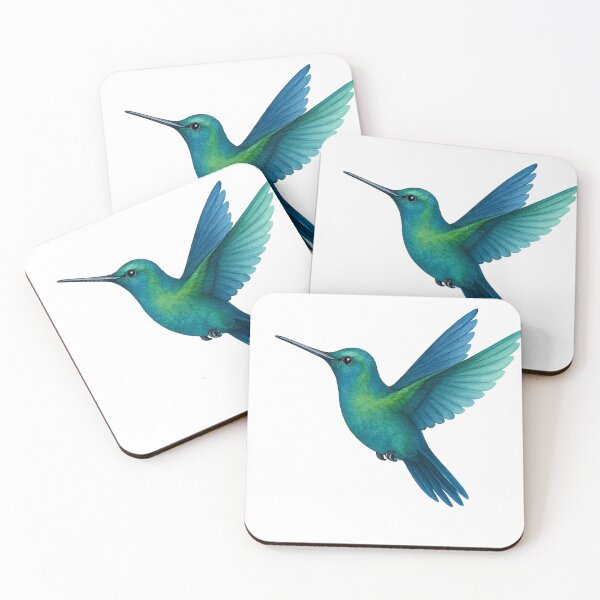 Item preview, Blue and Green Beautiful Hummingbird designed and sold by Interstellar Lotus .