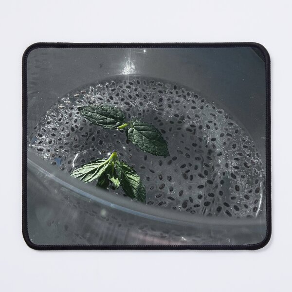 Item preview, Healthy, Drink , „Erfrischendes Getränk – Wasser mit Chiasamen und Minze“: „Refreshing Drink – Water with Chia Seeds and Mint“ designed and sold by Yaroplanner.