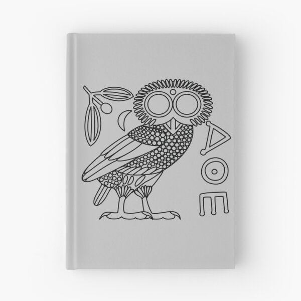 Item preview, Owl of Athena [Black Outline + All] designed and sold by jorellaf.