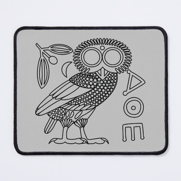 Item preview, Owl of Athena [Black Outline + All] designed and sold by jorellaf.