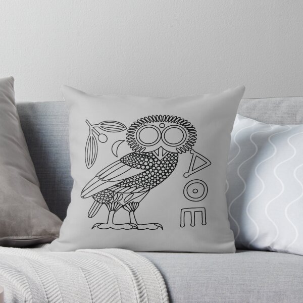 Item preview, Owl of Athena [Black Outline + All] designed and sold by jorellaf.