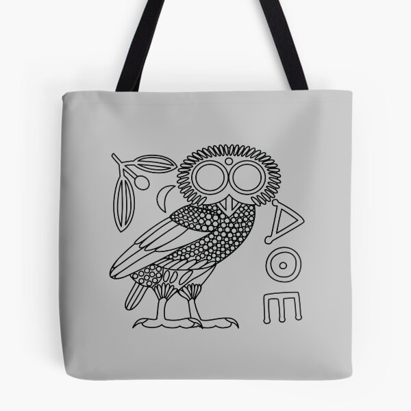 Item preview, Owl of Athena [Black Outline + All] designed and sold by jorellaf.