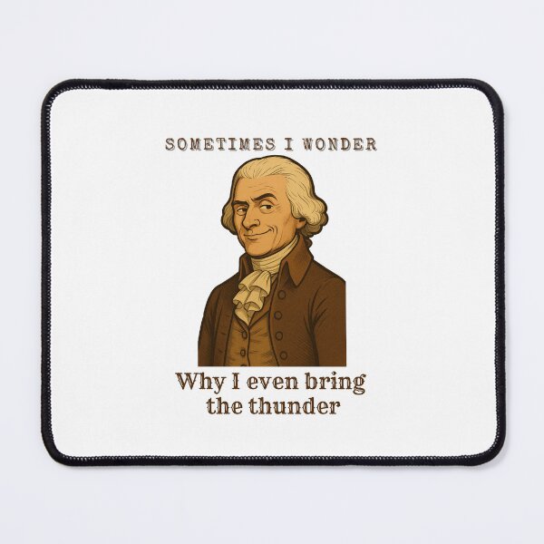 Item preview, Thomas Jefferson - sometimes I wonder why i even bring the thunder designed and sold by Rick and Jess.