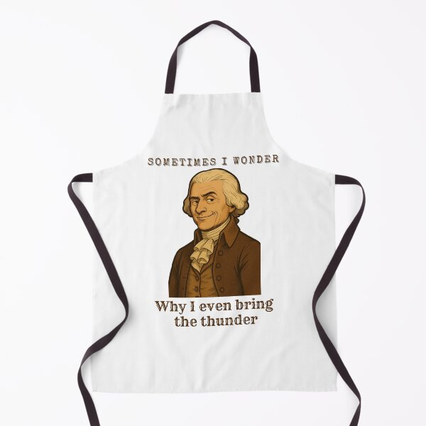 Item preview, Thomas Jefferson - sometimes I wonder why i even bring the thunder designed and sold by Rick and Jess.