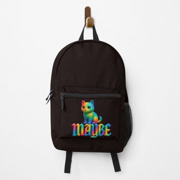 Item preview, Colorful Cat and Gothic "Maybe" designed and sold by Tadeusz1.