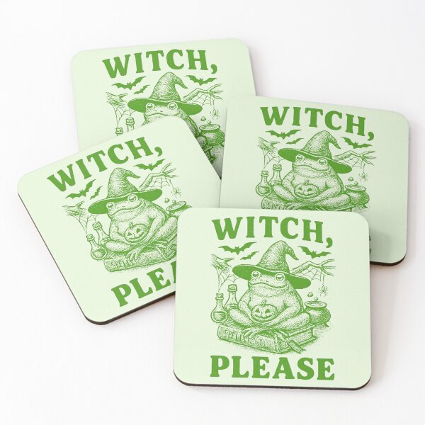 Item preview,  A funny witch frog Halloween designed and sold by halazidan.