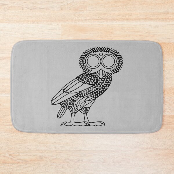 Item preview, Owl of Athena [Black Outline (owl only)] designed and sold by jorellaf.