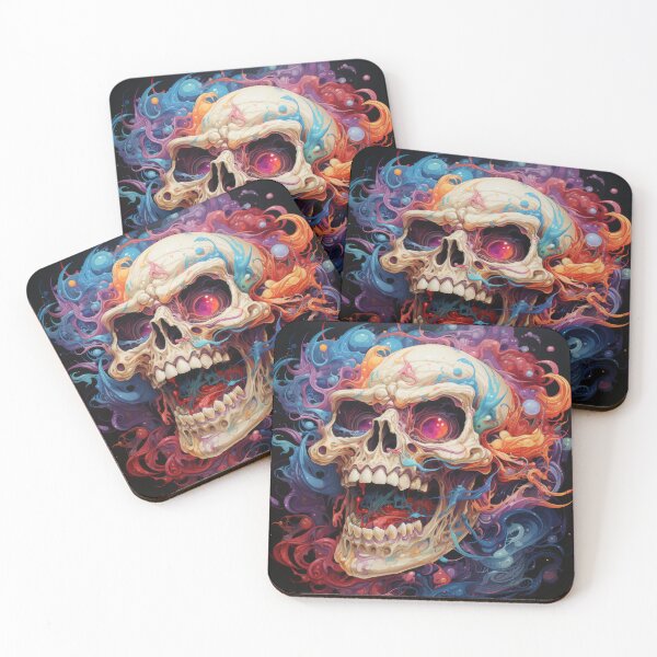 Item preview, Psychedelic Skull Explosion Chaos designed and sold by Daagath.
